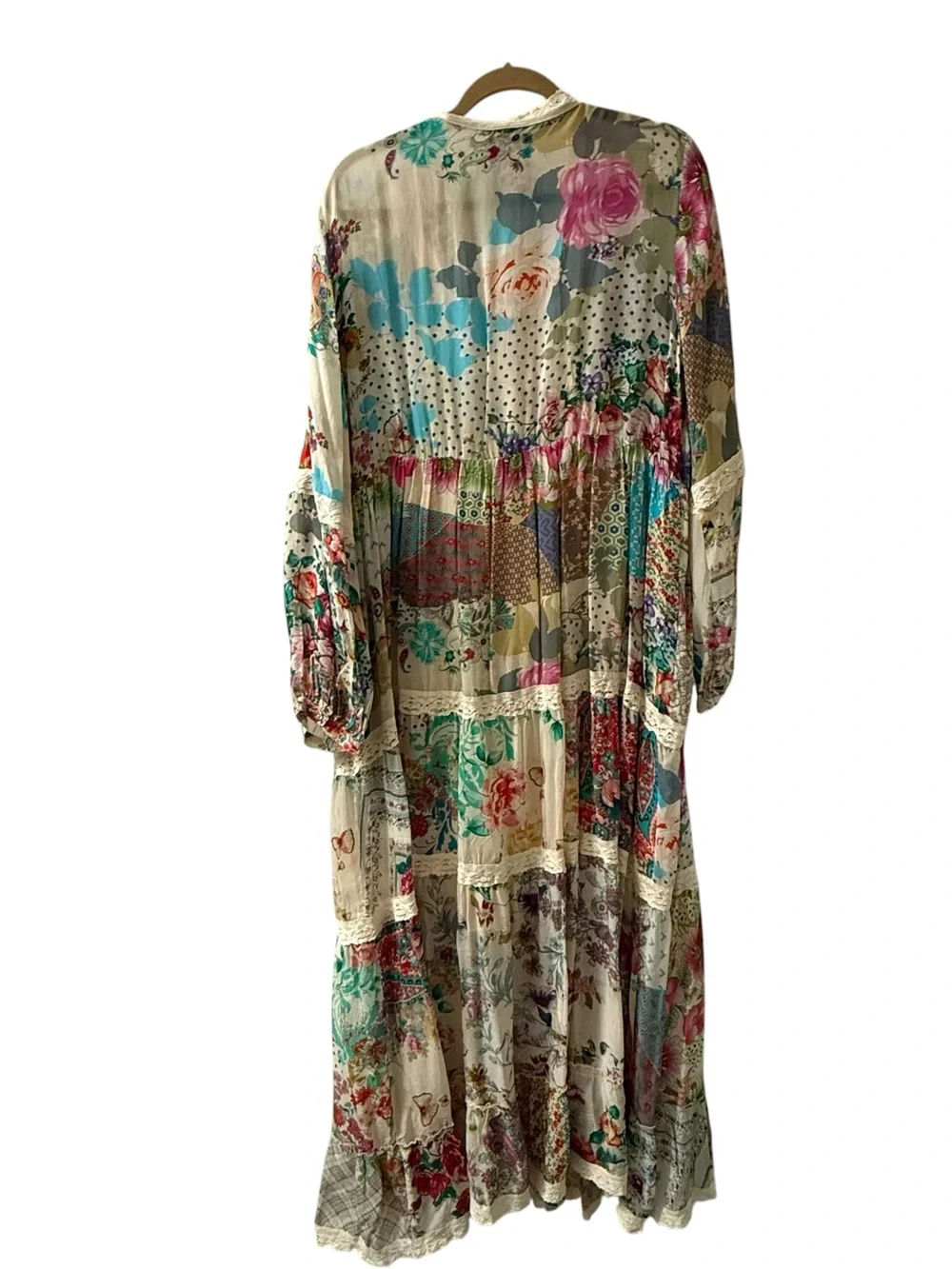 Johnny Was Milana Floral Tiered Maxi Dress - Picture 5 of 6